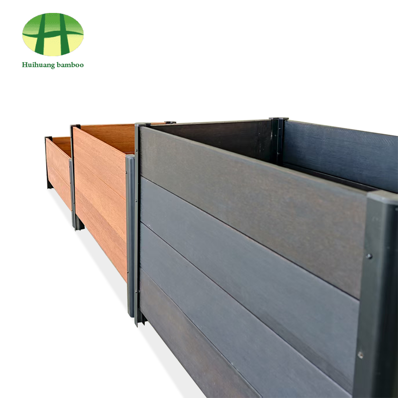 Устойчивый к погодным условиям бамбуковый горшок из композитного дерева, ящик для цветов