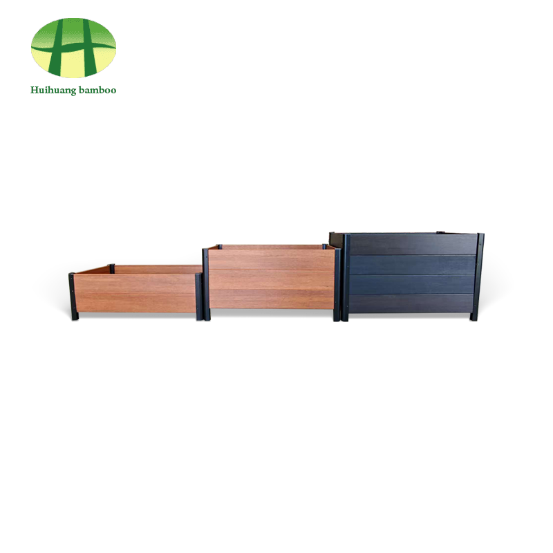 Устойчивый к погодным условиям бамбуковый горшок из композитного дерева, ящик для цветов