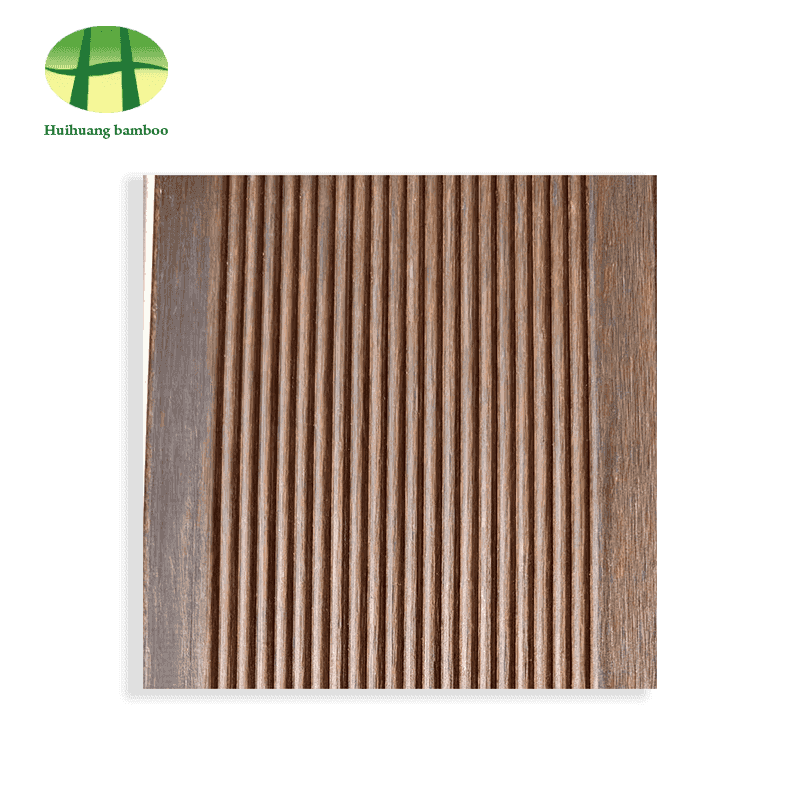 Небольшой волнистый бамбуковый пол