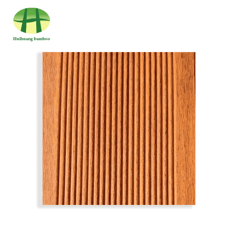 Небольшой волнистый бамбуковый пол