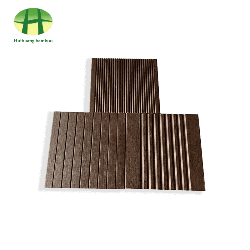 Бамбуковый пол кофейного цвета