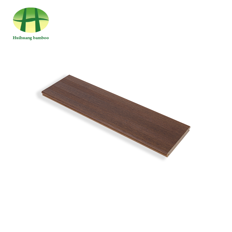 Бамбуковый пол кофейного цвета