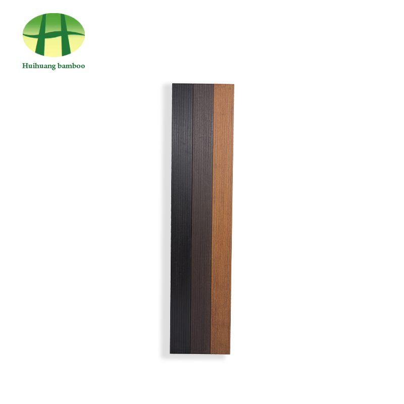 Бамбуковый пол с небольшими канавками