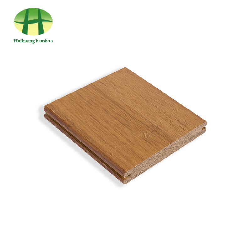 Глянцевый тяжелый бамбуковый пол натурального цвета